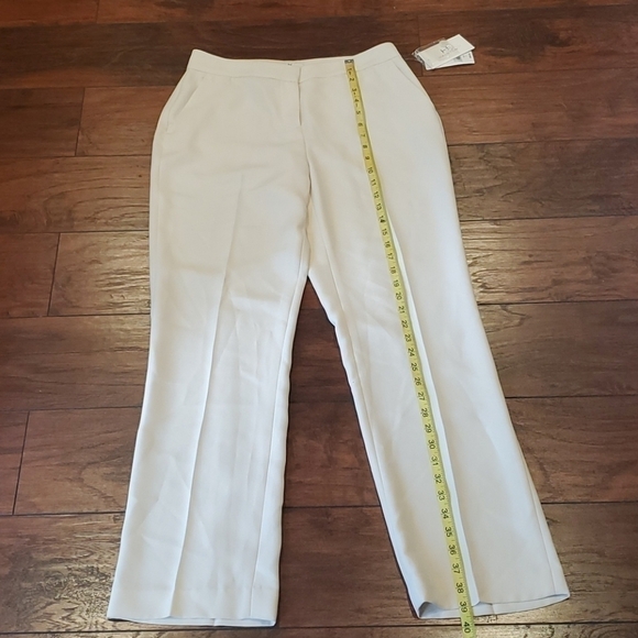 NWT Halston straight leg bone trouser pants - Picture 11 of 12